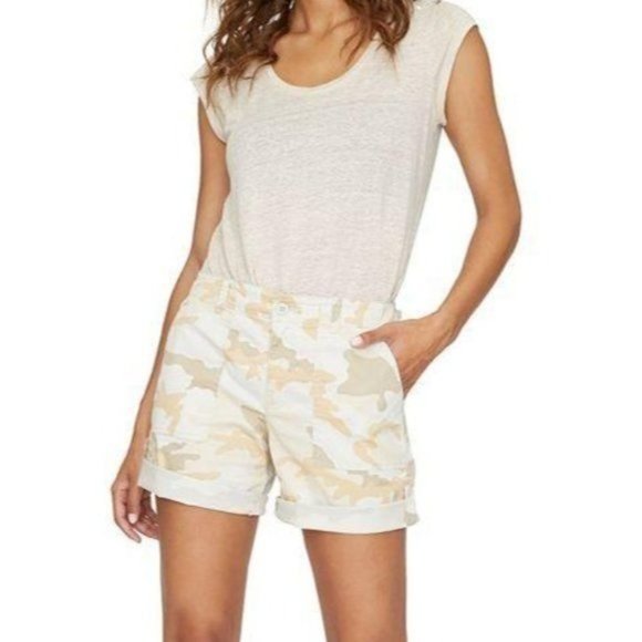 Anthropologie SANCTUARY Squad Camo-Print Shorts - Picture 1 of 11